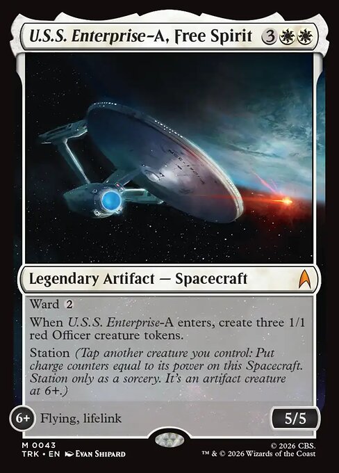 U.S.S. Enterprise-A, Free Spirit card image