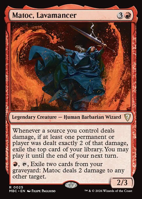 Matoc, Lavamancer card image
