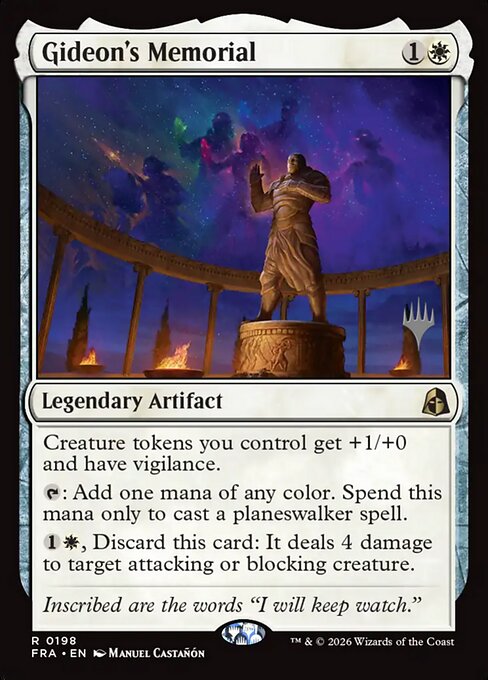 Gideon's Memorial card image