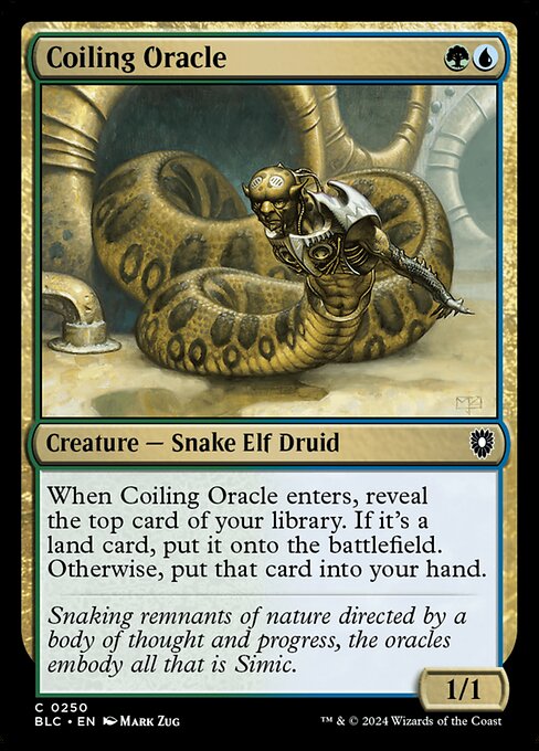 Coiling Oracle card image