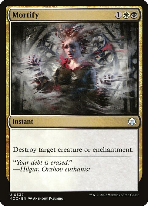 Mortify card image