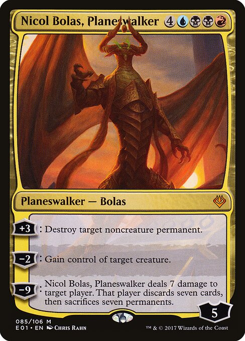 Nicol Bolas, Planeswalker card image