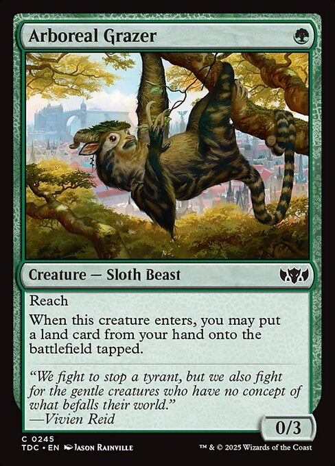 Arboreal Grazer card image