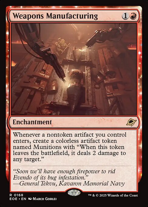 Weapons Manufacturing card image