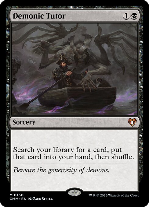 Demonic Tutor card image