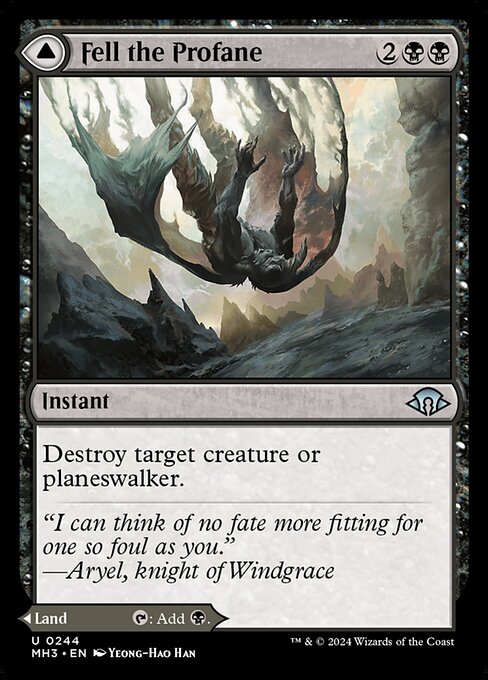 Fell the Profane // Fell Mire card image
