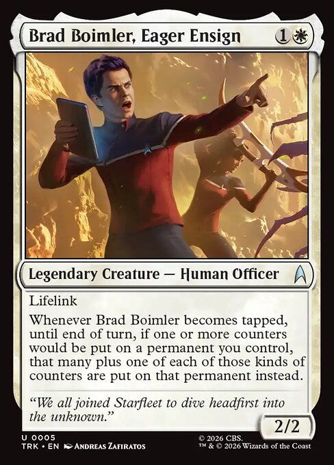 Brad Boimler, Eager Ensign card image