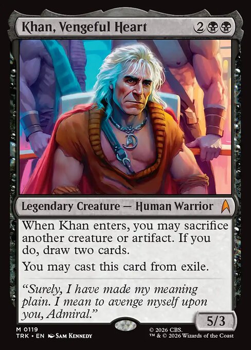 Khan, Vengeful Heart card image