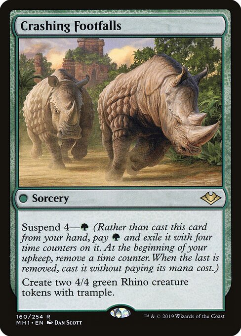 Crashing Footfalls card image
