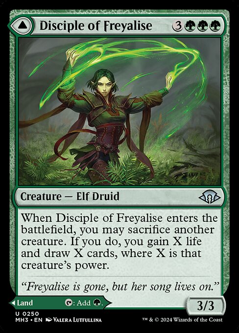 Disciple of Freyalise // Garden of Freyalise card image