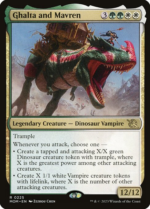 Ghalta and Mavren card image