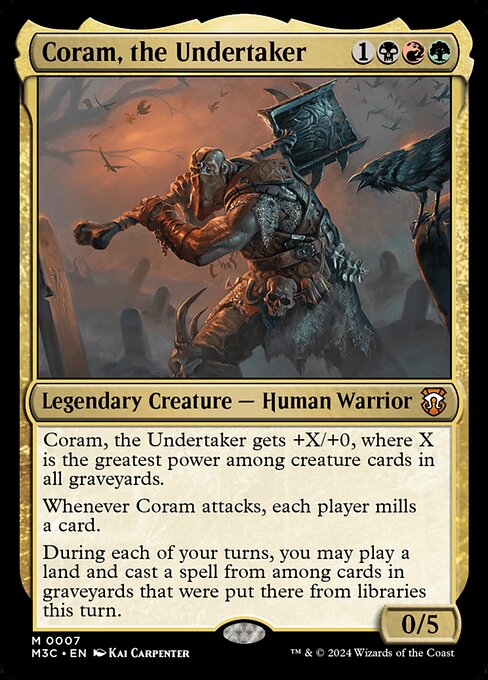 Coram, the Undertaker card image
