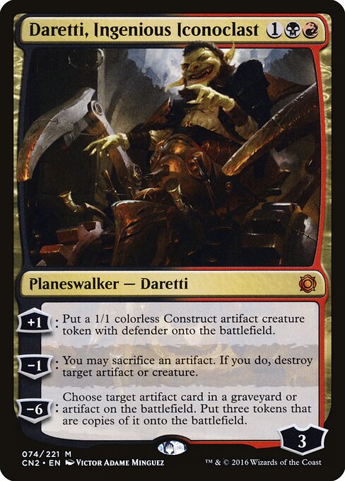Daretti, Ingenious Iconoclast card image