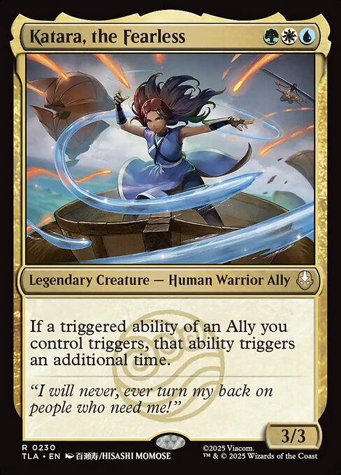 Katara, the Fearless card image