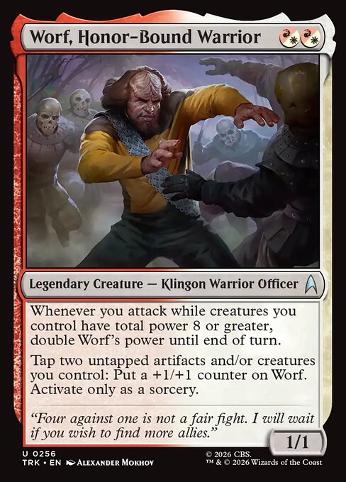Worf, Honor-Bound Warrior card image