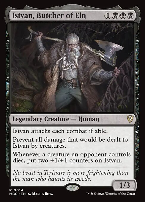 Istvan, Butcher of Eln card image
