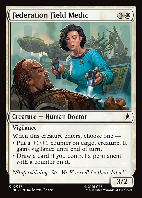 Federation Field Medic card image
