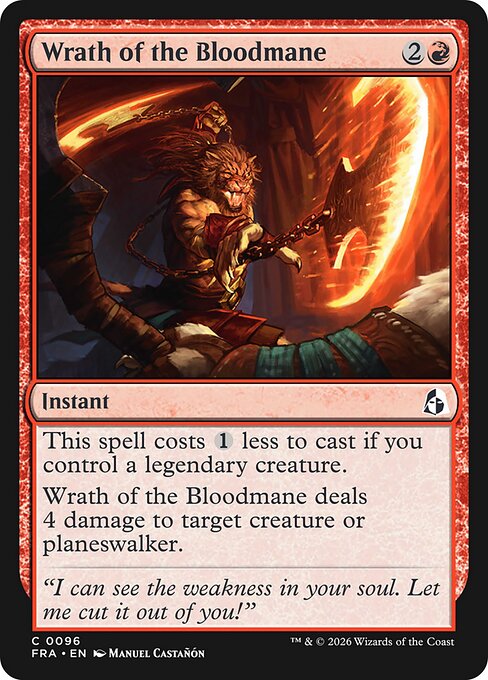 Wrath of the Bloodmane card image