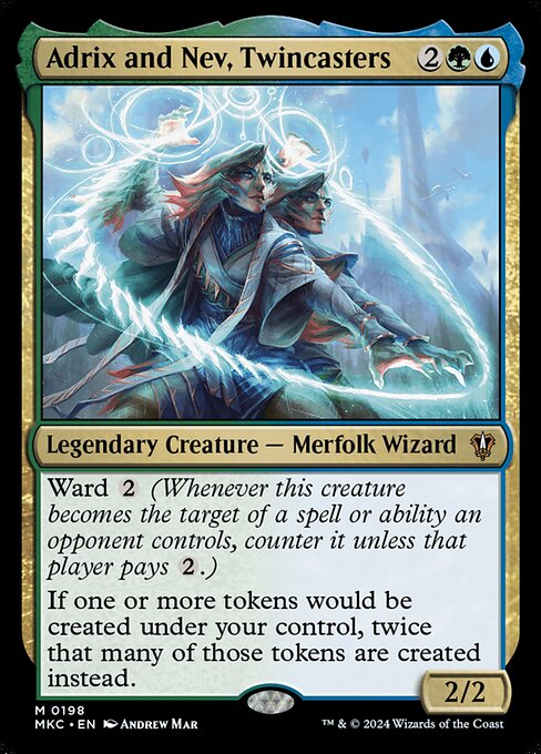 Adrix and Nev, Twincasters card image