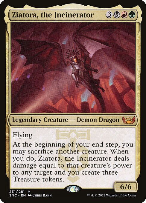 Ziatora, the Incinerator card image