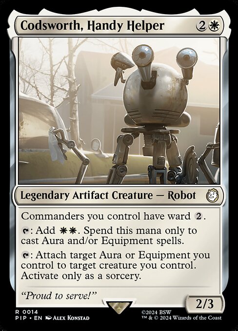 Codsworth, Handy Helper card image