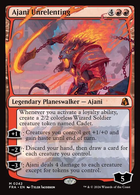 Ajani Unrelenting card image