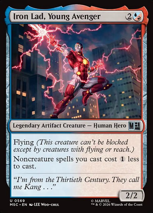 Iron Lad, Young Avenger card image