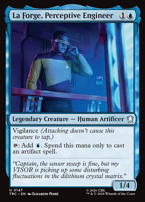 La Forge, Perceptive Engineer card image