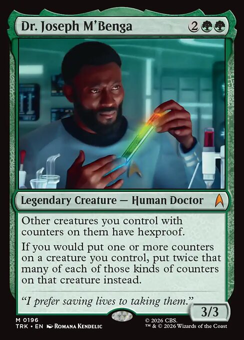 Dr. Joseph M'Benga card image