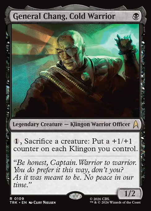 General Chang, Cold Warrior card image