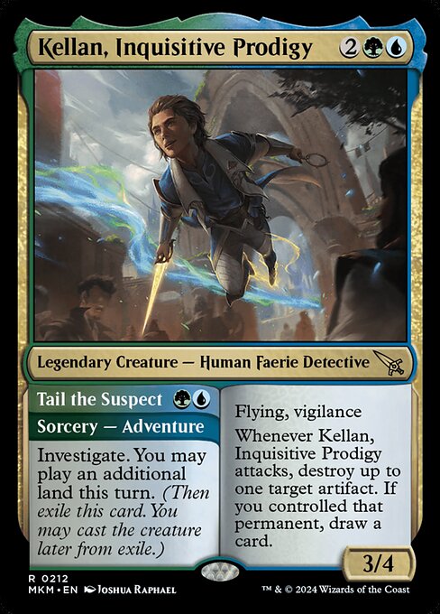 Kellan, Inquisitive Prodigy // Tail the Suspect card image