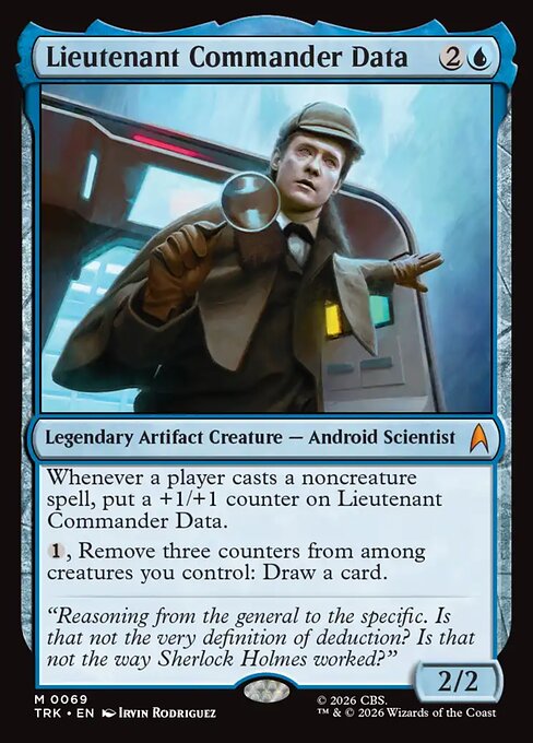 Lieutenant Commander Data card image