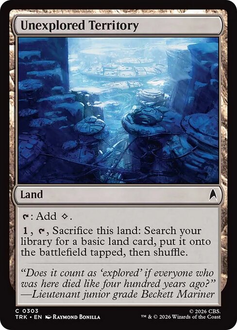 Unexplored Territory card image