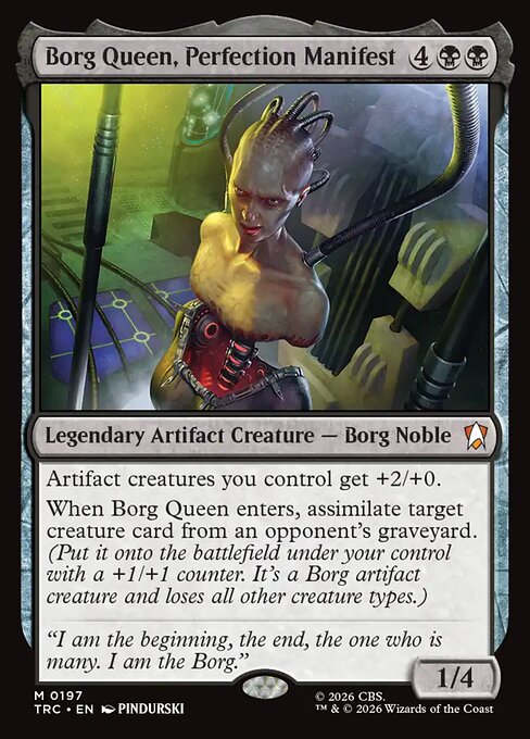 Borg Queen, Perfection Manifest card image