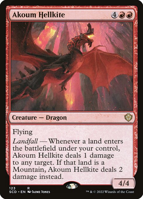 Akoum Hellkite card image