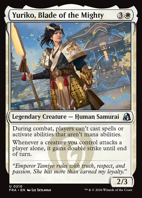 Yuriko, Blade of the Mighty card image