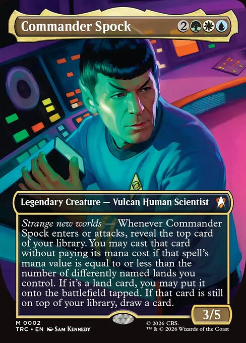 Commander Spock card image