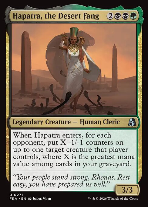 Hapatra, the Desert Fang card image