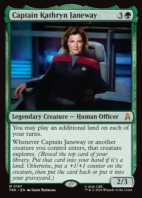 Captain Kathryn Janeway card image