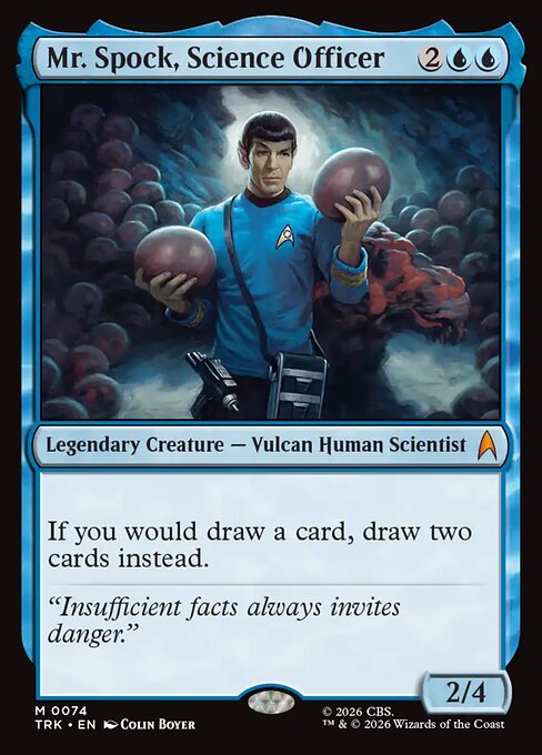 Mr. Spock, Science Officer card image