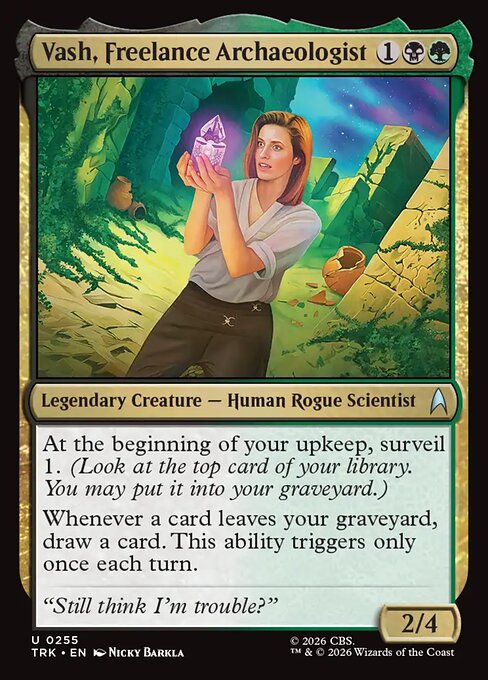 Vash, Freelance Archaeologist card image