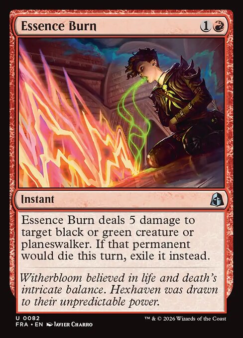 Essence Burn card image
