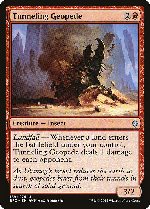 Tunneling Geopede card image