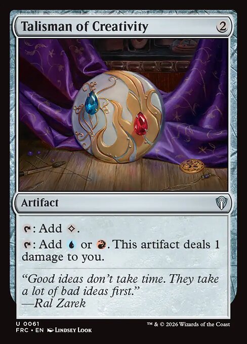 Talisman of Creativity card image