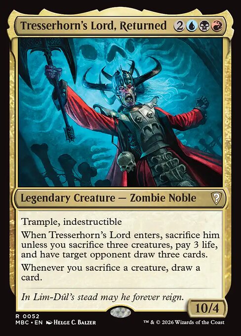 Tresserhorn's Lord, Returned card image