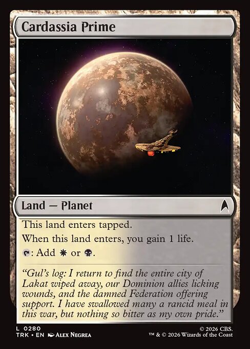 Cardassia Prime card image