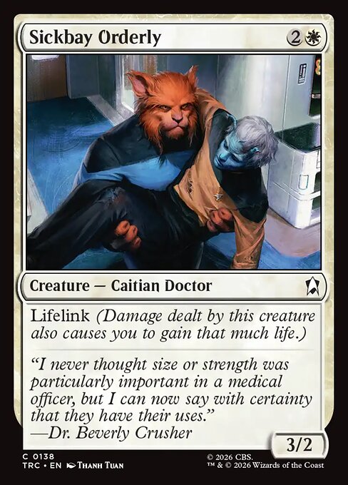 Sickbay Orderly card image