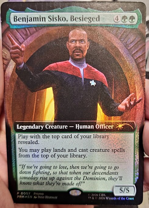 Benjamin Sisko, Besieged card image