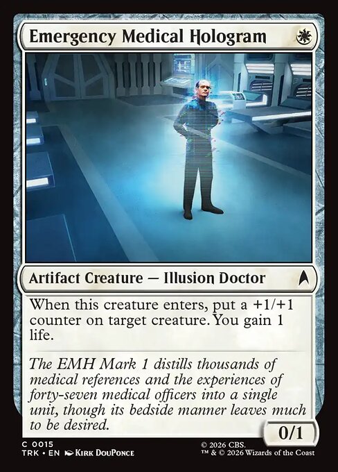 Emergency Medical Hologram card image