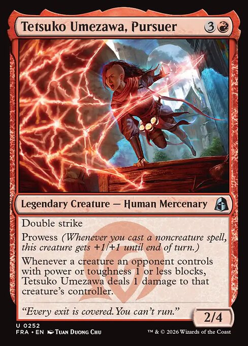 Tetsuko Umezawa, Pursuer card image